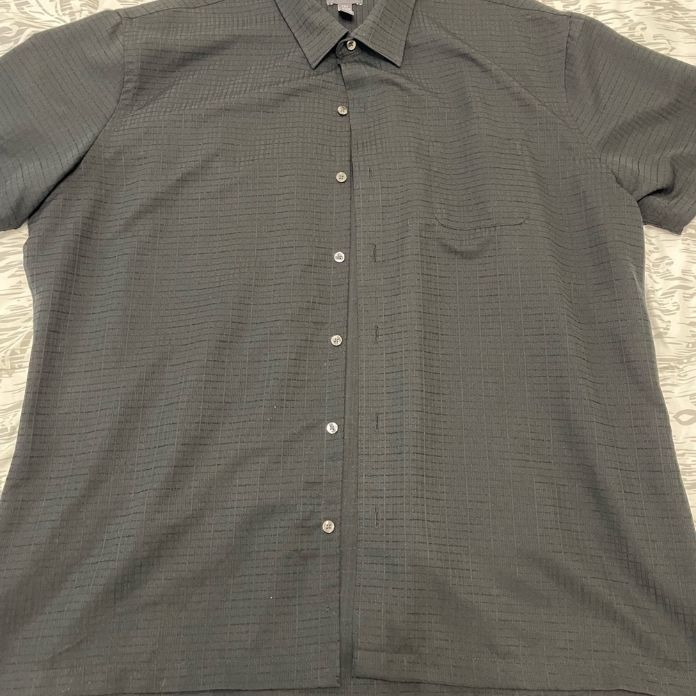 Van Heusen Charcoal Button Down Shirt